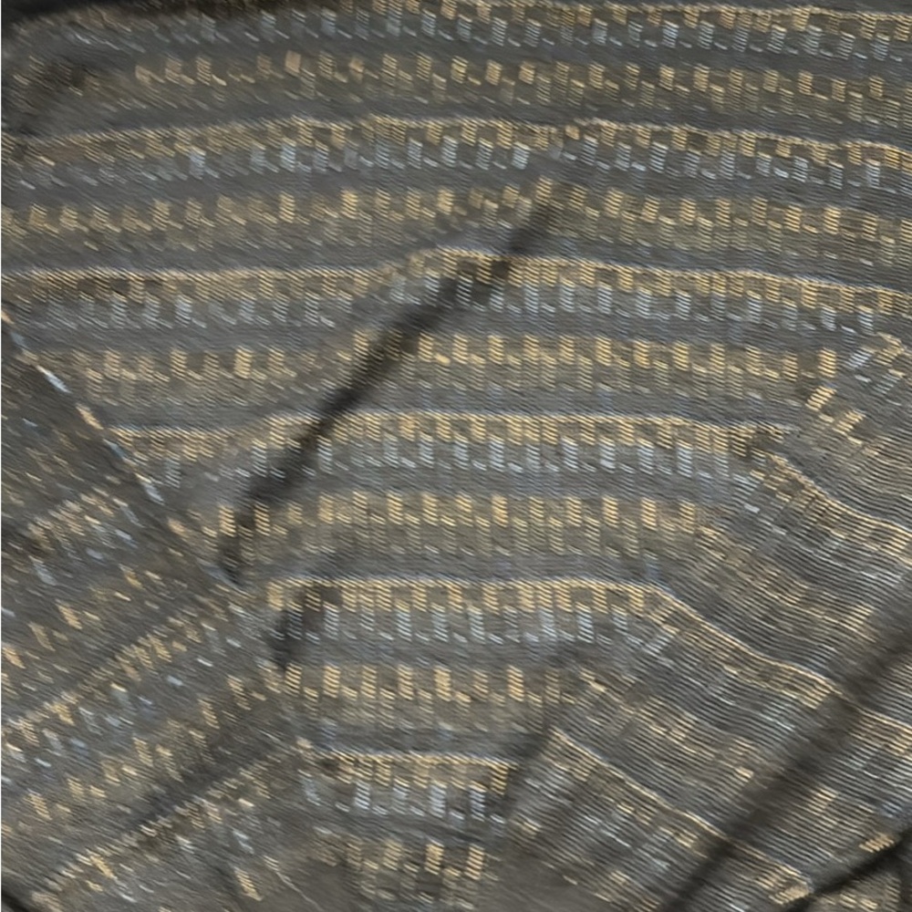 Men's Black and Gold Crewneck Sweater